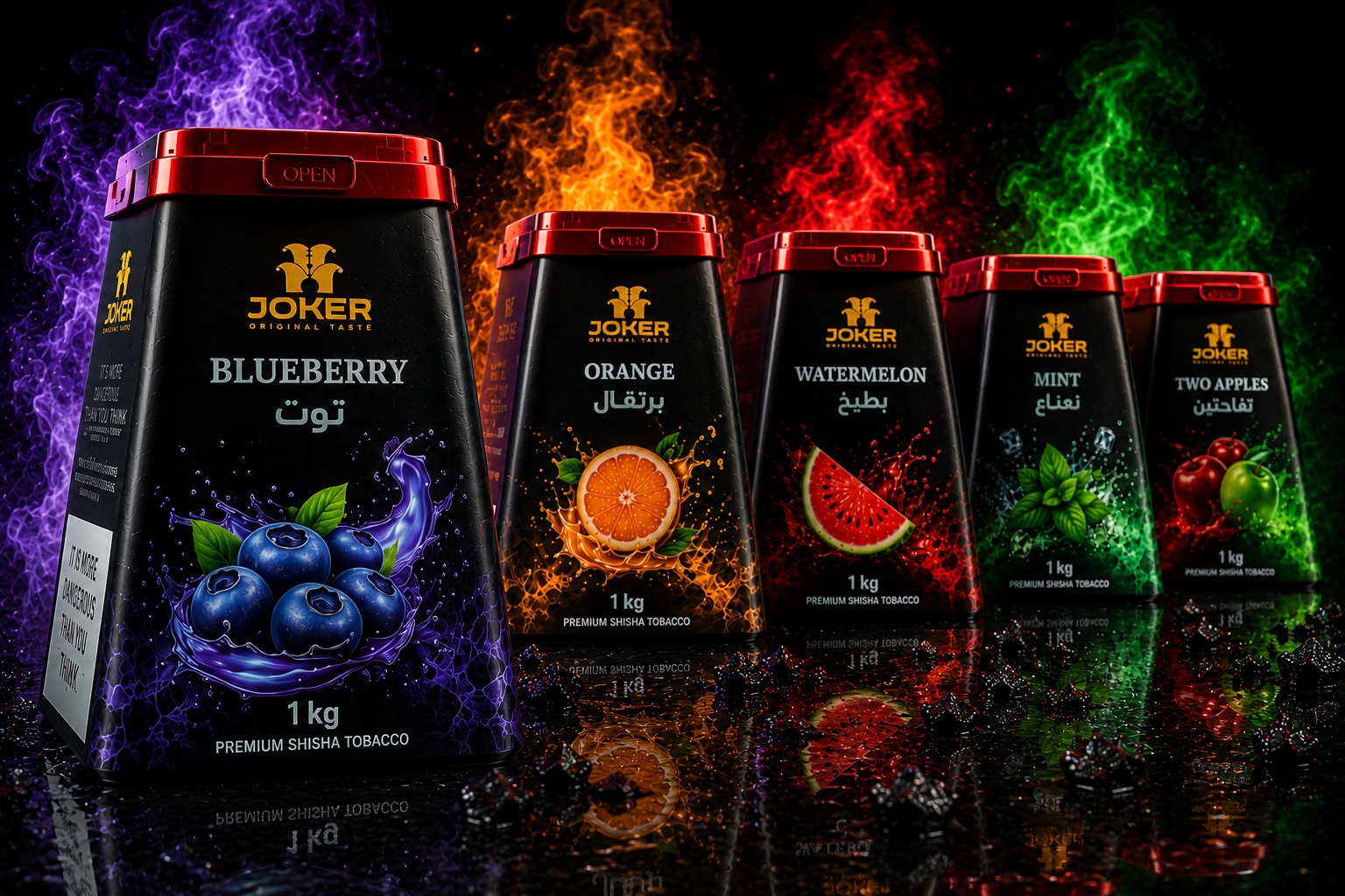 Joker 1 KG signature jars lineup
